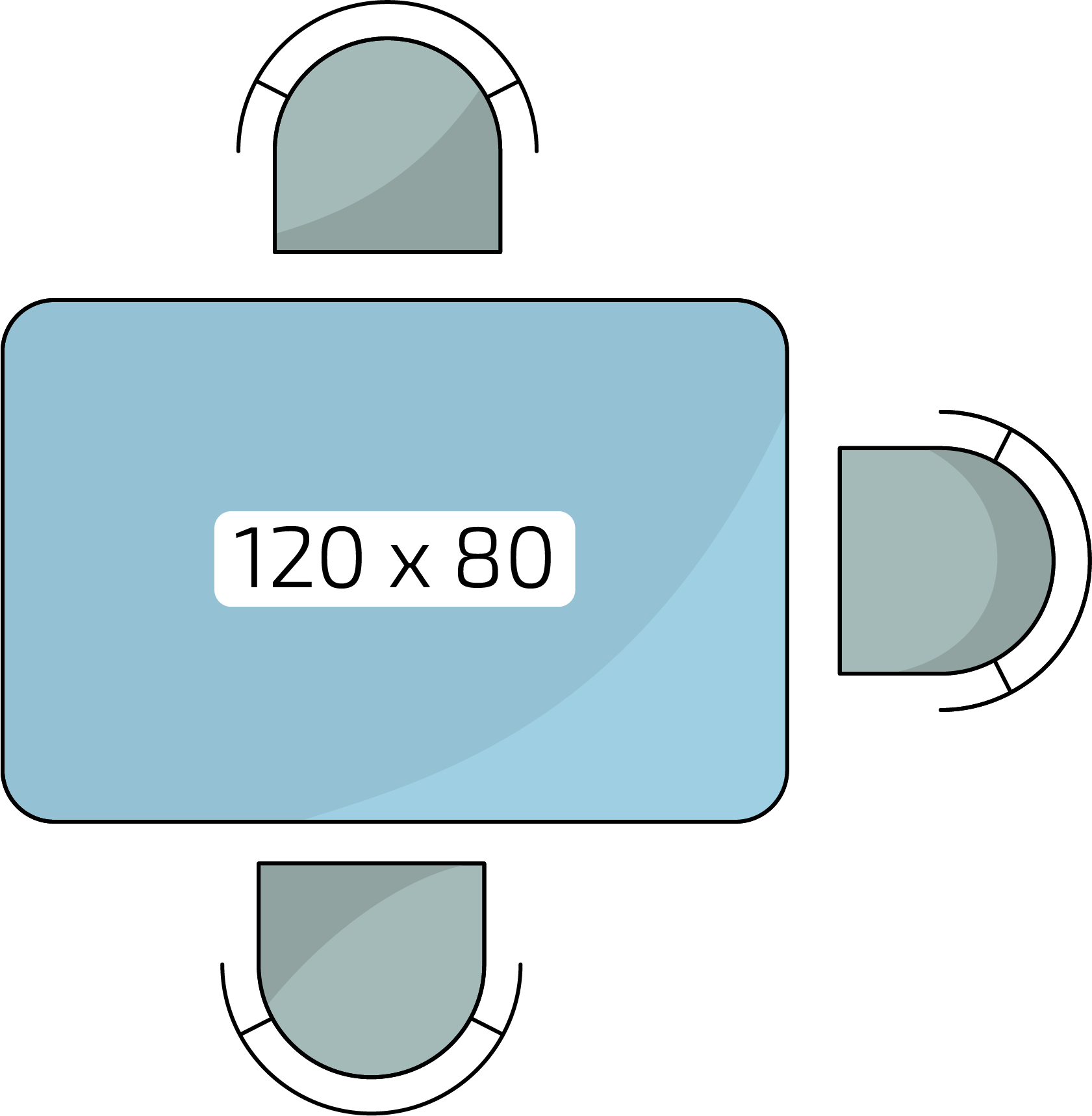 Stoly a osoby 120x80